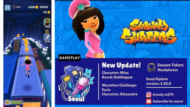 New Update! ?? Subway Surfers Seoul 2023 ? Planet Play Collab! смотреть онлайн