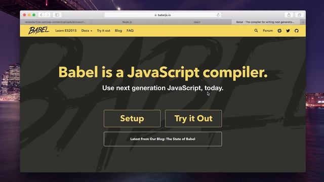 ES6: Урок 0. Современный подход написания Front-end смотреть онлайн