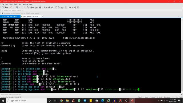 Mikrotik External BGP Peering (eBGP Multihop)  | Virtual Lab | MTCINE | LAB#4