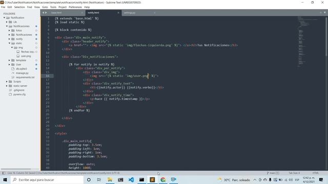 Crear una app de notificaciones con Django. Front - end Video 5 смотреть онлайн