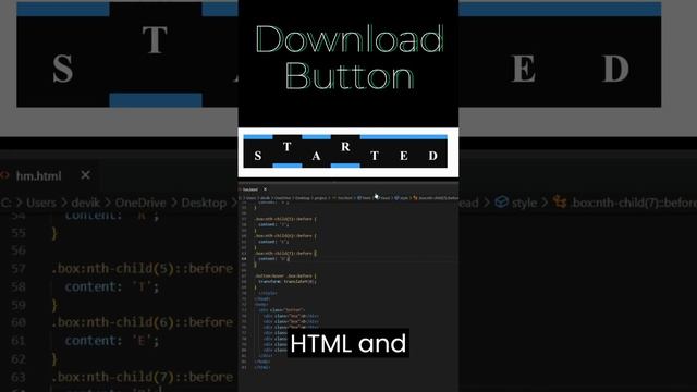 Make Button in HTML Download Button #HTML #programming_wala #webpagedesign #download #python #dev смотреть онлайн