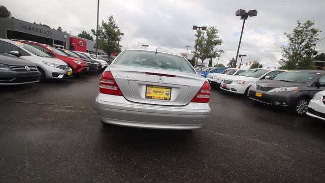 2001 Mercedes-Benz C-Class C 240 | Silver | 1F092304 | Redmond | Seattle | смотреть онлайн