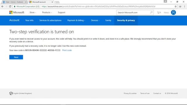 Hotmail: 2-Step Verification смотреть онлайн