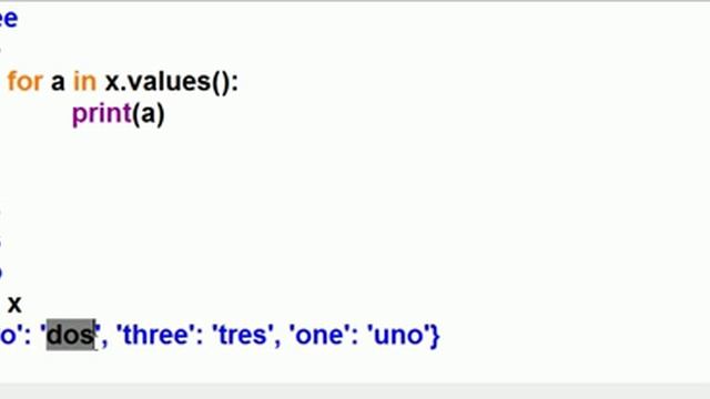 Python Dictionaries 03 key,value, format смотреть онлайн