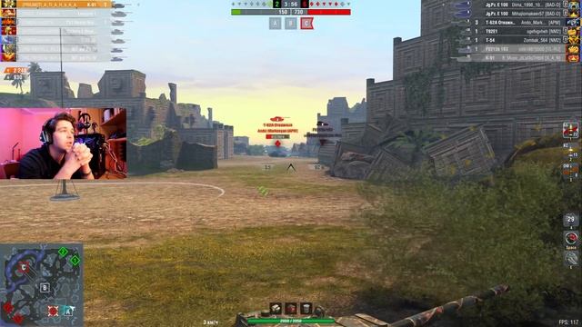 ВЕЛИКОЛЕПНЫЙ ТАНК К-91 И ТРИ МУЛАТКИ ● НЕВОЗМОЖНЫЙ БОЙ 1vs6 ● WoT Blitz смотреть онлайн