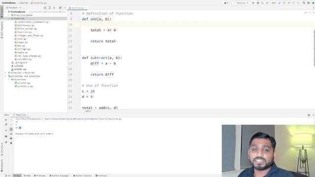Video 15 | Functions | Python Bytes | Python Tutorial смотреть онлайн