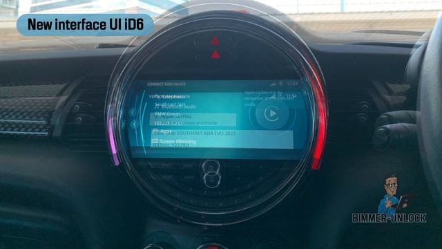 MINI F54 F56 F60 IDrive Update Flash ID4 To ID6 With Stable System