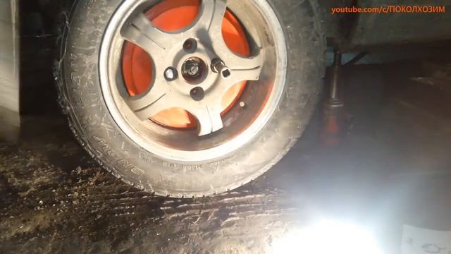 ПОКОЛХОЗИМ: замена тормозных барабанов и регулировка задних подшипников ступицы Passat B3 смотреть онлайн