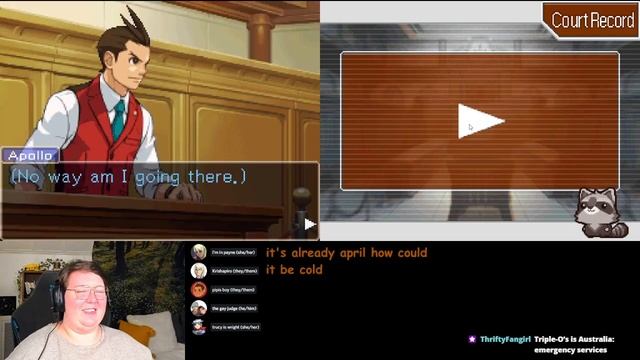 legally bald 44 - apollo justice: ace attorney, case 1 trial former смотреть онлайн