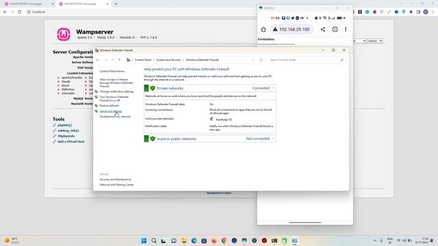 How to Connect to WAMP Server from Mobile or any device in Same Network #wamp #localhost #server смотреть онлайн