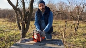 ? Бензопила Husqvarna 120 Mark II, первые впечатления!