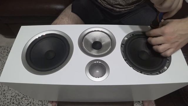B&W HTM71 S2, Bowers & Wilkins the crossover, drivers loudspeaker deep unboxing. смотреть онлайн