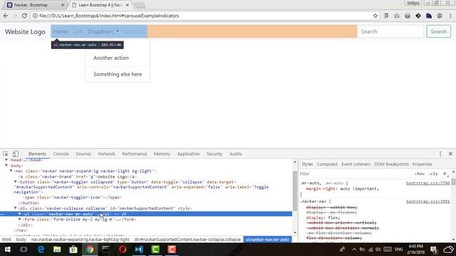 21 - ( Bootstrap 4 Tutorial ) Components : Navbar смотреть онлайн