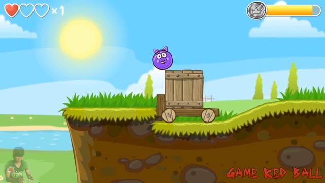 RED BALL 4 " Purple Girlfriend Ball' Completed ' Green Hills ' with Boss Fight Level 1 - 15 смотреть онлайн