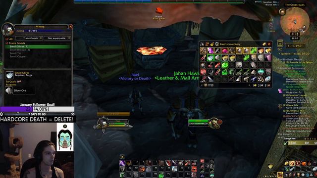 World of Warcraft Classic Hardcore The Adventures Of Bael Part 9: Wailing In The Caverns! смотреть онлайн