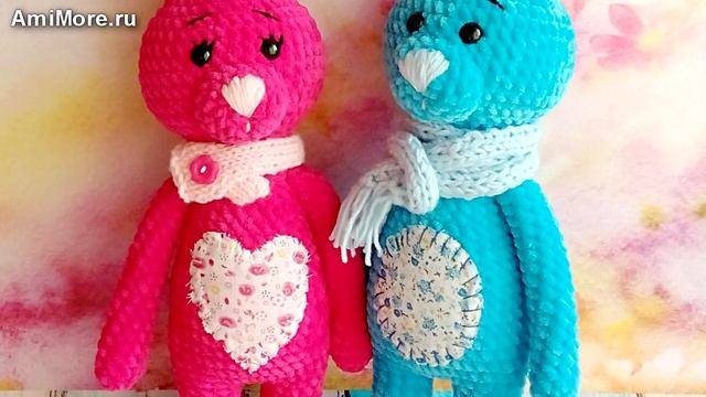 Амигуруми: схема Зайцев Мякишей. Игрушки вязаные крючком. Free crochet patterns. смотреть онлайн