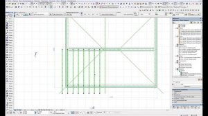Стропильные схемы  в ArchiCAD