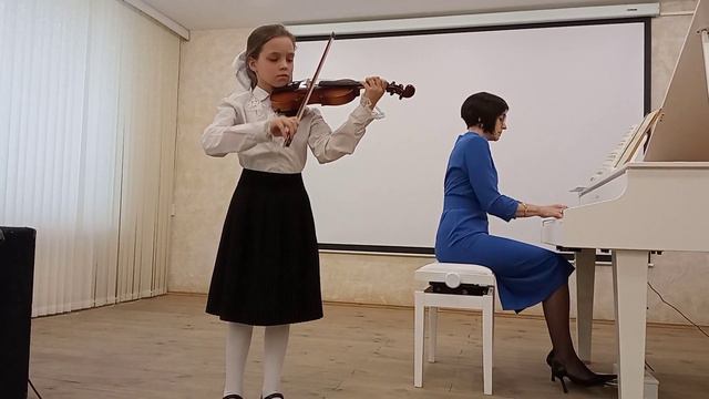 Щербинина Алина, О. Ридинг, Концерт си минор I часть смотреть онлайн