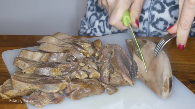 Beef Tongue - Cutting, For Loving Beef Tongue, Video For Appetite