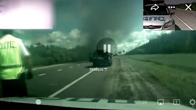 Видео с регистратора. Гибель мотоблогера Diablo смотреть онлайн