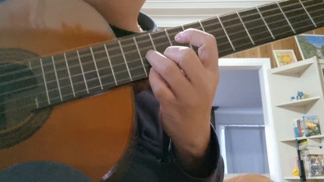 Random song tremolo played with vintage Yamaha G230 circa 1980 смотреть онлайн