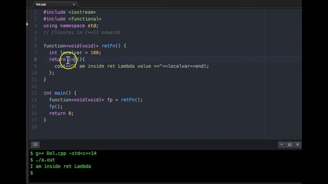 C++ Closures : Normal and Async Usage смотреть онлайн