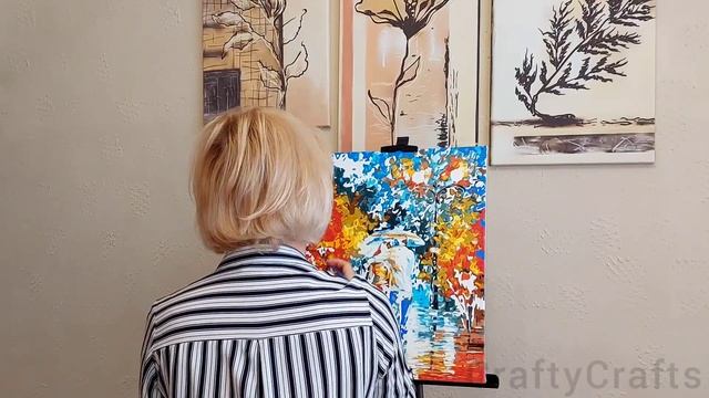 Картина по номерам 40х50 "Романтическая прогулка" смотреть онлайн