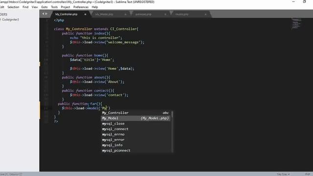 How To Pass Data from Controller model to View PHP Codeigniter part_6 in Urdu|Hindi смотреть онлайн