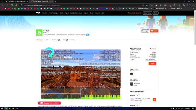 Cómo instalar SODIUM para Minecraft 1.19 y aumentar los FPS | Minecraft Sodium Mod 1.19.2 смотреть онлайн