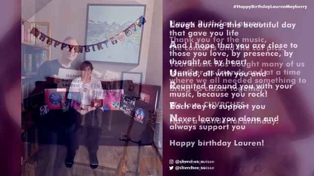 Happy 35th Birthday Lauren Mayberry - A fan project by CHVRCHESPEDIA смотреть онлайн
