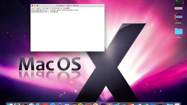How To Make And Run A Java Program On Mac Terminal смотреть онлайн