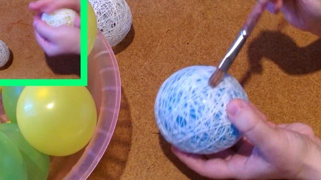 Шарики из ниток и клея ПВА своими руками Самоделкины смотреть онлайн