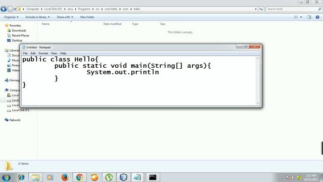 First Modular Program Execution | Notepad with command Prompt | Java 9 смотреть онлайн