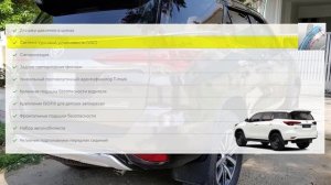 Комплектация и характеристики Тойота Фортунер 2, 2020 года, версия Стандарт, бензин 2,7 литра