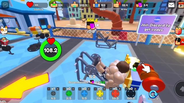 Roblox Star Gym Simulator 1 серия