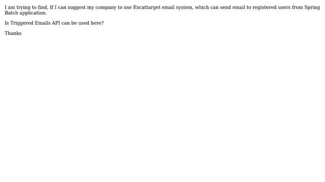 Salesforce: Sending Triggered Email from Java or Spring Batch application смотреть онлайн