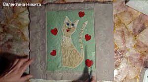 ИЗ ОСТАТКОВ ТКАНИ декоративная ПОДУШКА