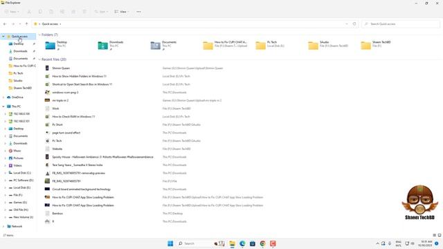 Pin Documents Folder to Quick Access Windows 11 смотреть онлайн