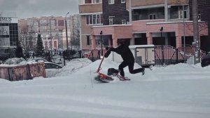 Мотосноуборд своими руками