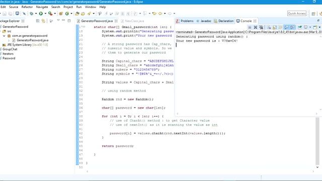 Generator Password in java projects 2 смотреть онлайн