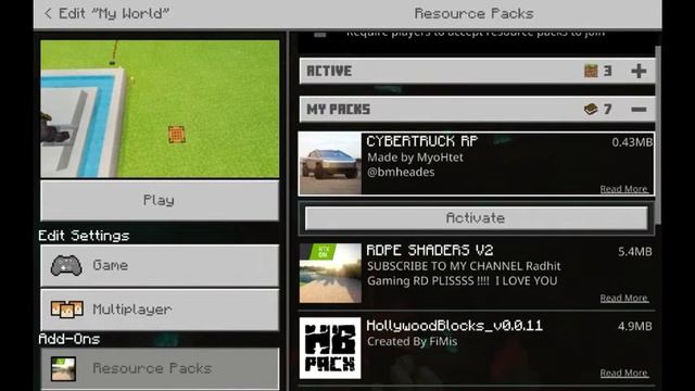 TESLA CYBER TRUCK ADDON FOR MINECRAFT POCKET EDITION смотреть онлайн