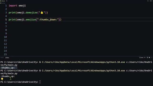 Emoji python print tutorial using modules and unicode??? смотреть онлайн