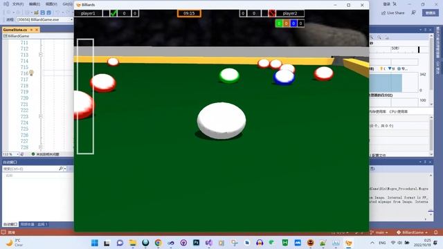 3D Billiard Game - Ogre3d (Managed Ogre, MOGRE) MyGUI and C# Physx Candy Wrapper смотреть онлайн