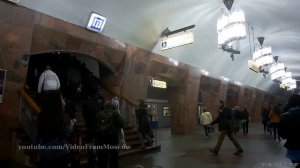 Вход на станцию метро Марксистская и переход на Таганскую кольцевой линии // 1 июня 2018