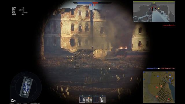 Sherman Stomp- War Thunder Jumbo Game Play смотреть онлайн