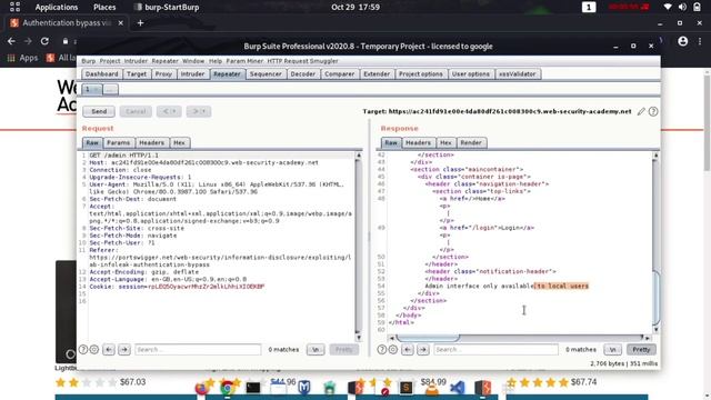 Authentication bypass via information disclosure (Video Solution) | 2020 -2021 смотреть онлайн
