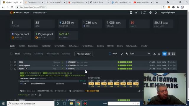 rig error hatası ve çözüm yolları / Hiveos Rig Arızaları смотреть онлайн