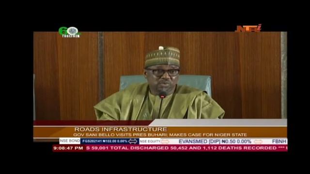 The Niger State Governor, Alh Abubakar Sani Bello Briefing State House Press Corps After An Audienc