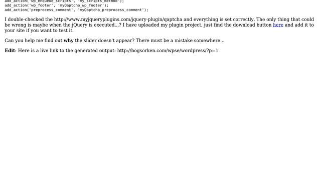 Wordpress: Adding a slider captcha to the comment system смотреть онлайн
