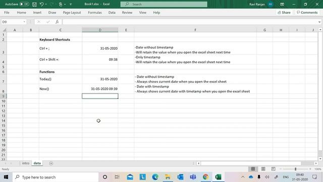 How to add current date and time stamp in Microsoft Excel смотреть онлайн